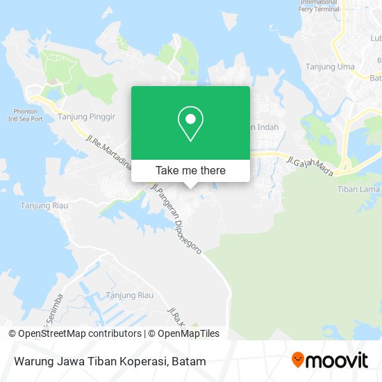 Warung Jawa Tiban Koperasi map