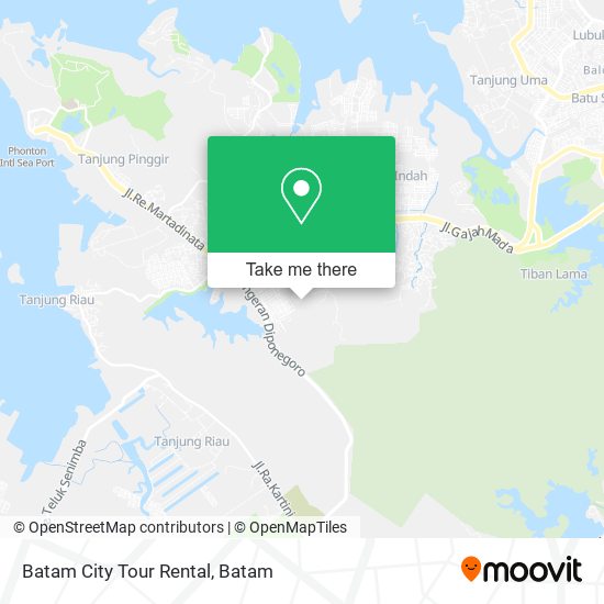 Batam City Tour Rental map