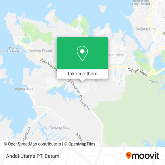 Andal Utama PT map