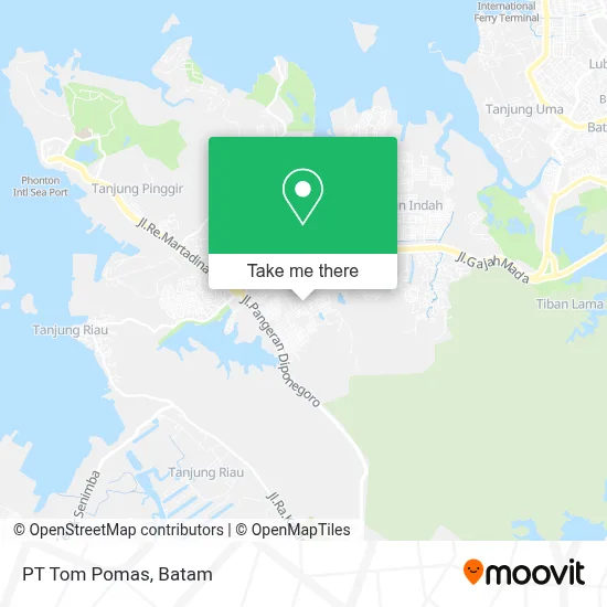 PT Tom Pomas map