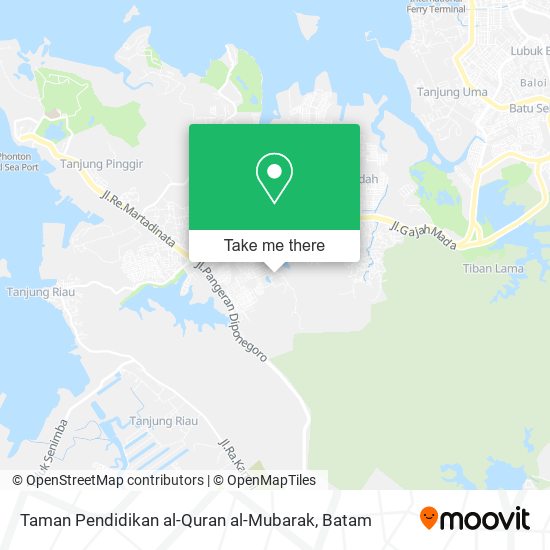 Taman Pendidikan al-Quran al-Mubarak map