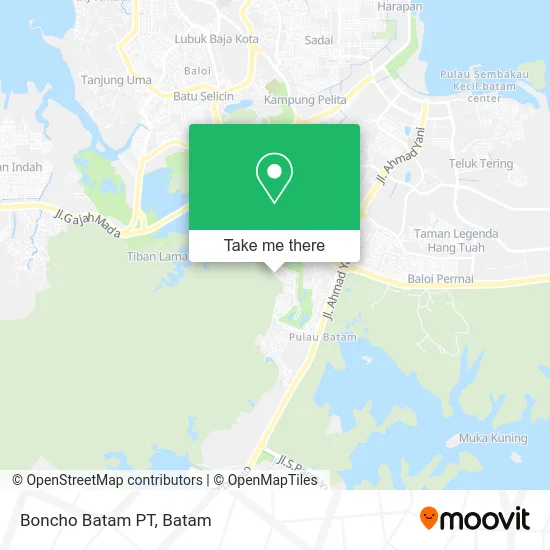 Boncho Batam PT map