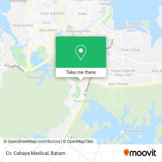 Cv. Cahaya Medical map