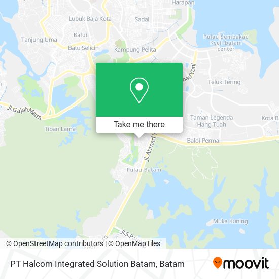 PT Halcom Integrated Solution Batam map
