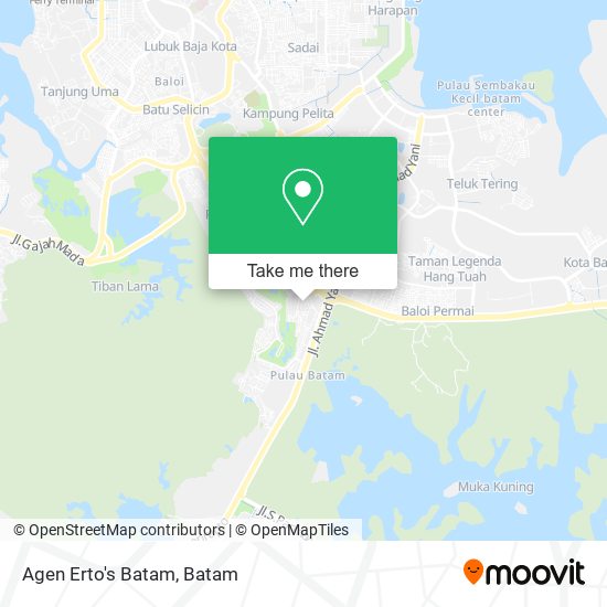 Agen Erto's Batam map