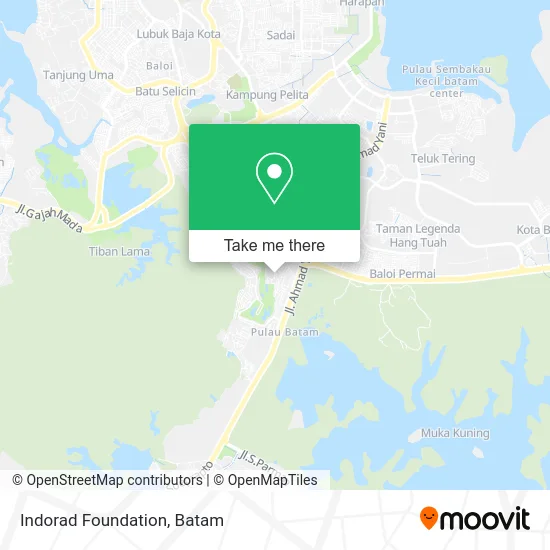 Indorad Foundation map