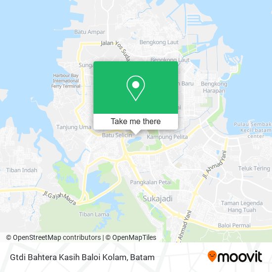 Gtdi Bahtera Kasih Baloi Kolam map