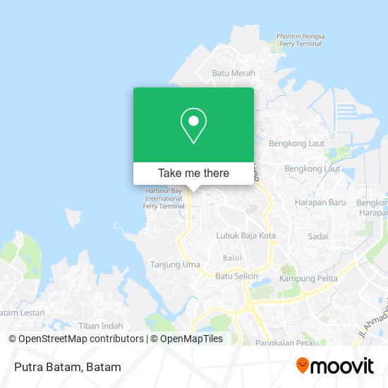 Putra Batam map