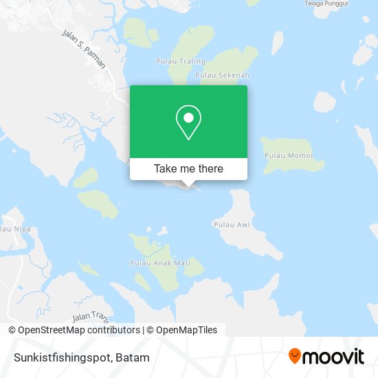 Sunkistfishingspot map