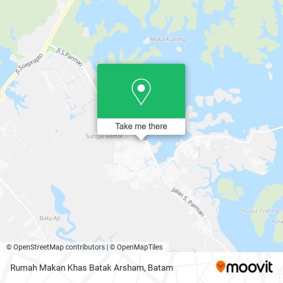 Rumah Makan Khas Batak Arsham map