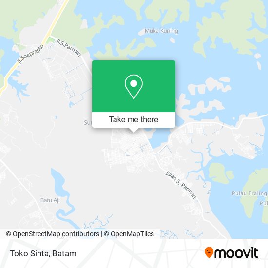 Toko Sinta map