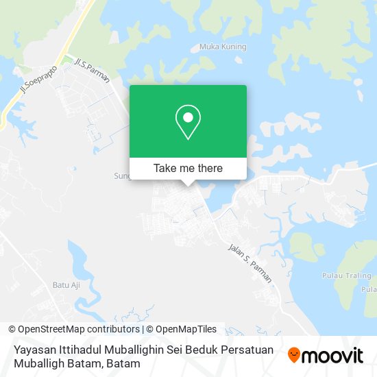 Yayasan Ittihadul Muballighin Sei Beduk Persatuan Muballigh Batam map