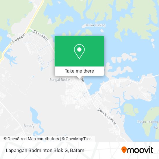 Lapangan Badminton Blok G map