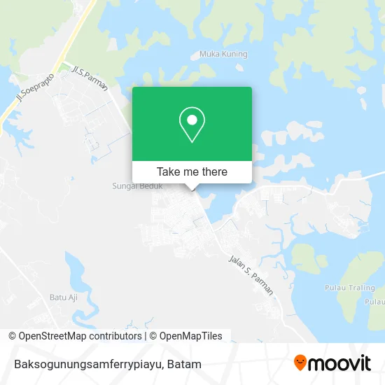 Baksogunungsamferrypiayu map