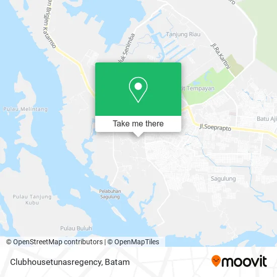 Clubhousetunasregency map