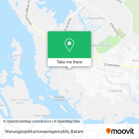 Warungpojokkavtunasregencyblo map