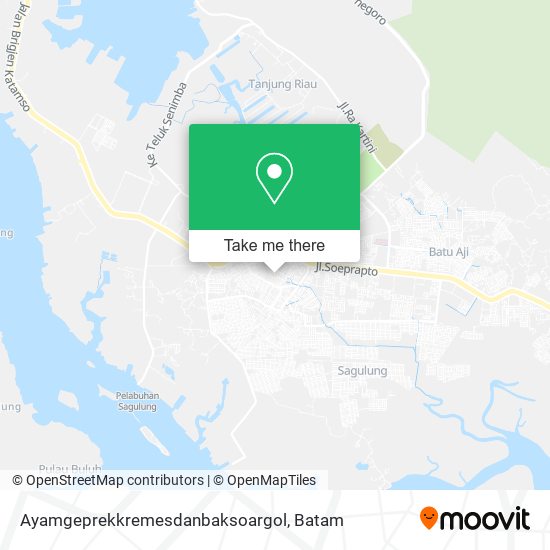 Ayamgeprekkremesdanbaksoargol map