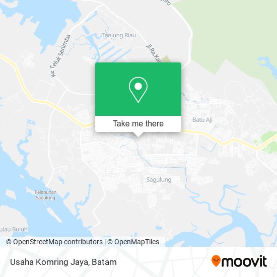 Usaha Komring Jaya map
