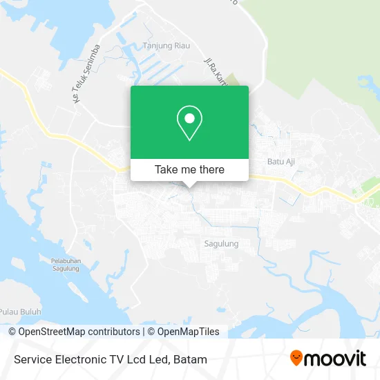 Service Electronic TV Lcd Led map