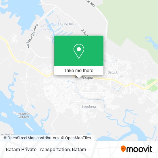 Batam Private Transportation map