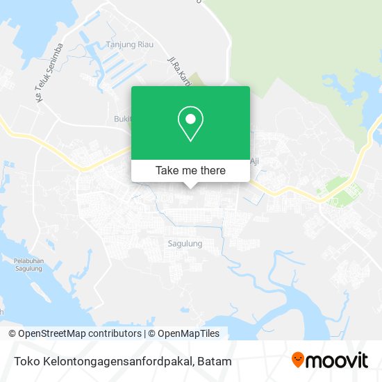 Toko Kelontongagensanfordpakal map