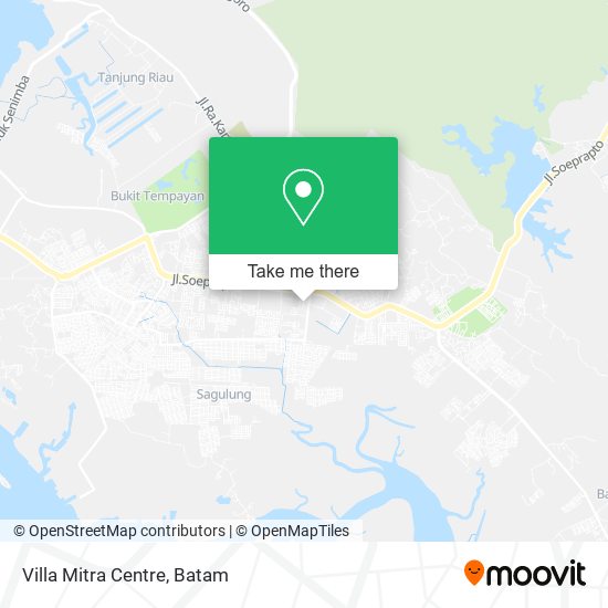 Villa Mitra Centre map