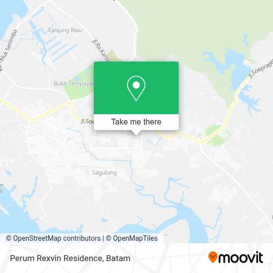 Perum Rexvin Residence map