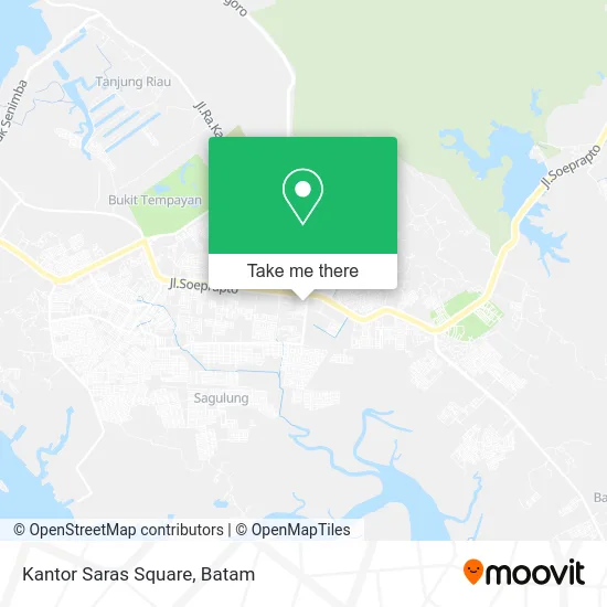 Kantor Saras Square map