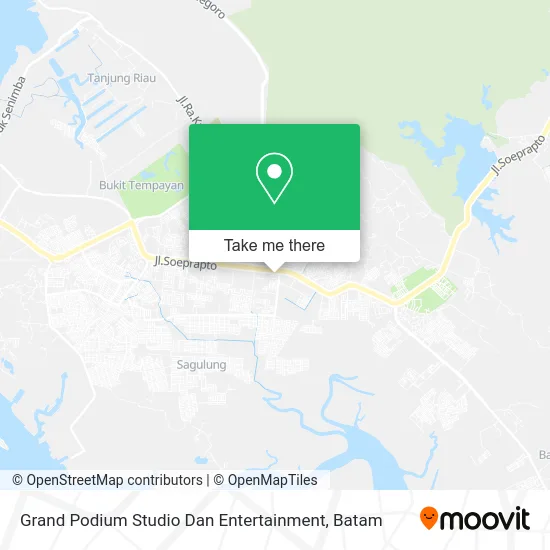 Grand Podium Studio Dan Entertainment map