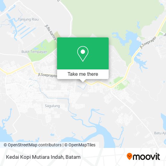 Kedai Kopi Mutiara Indah map