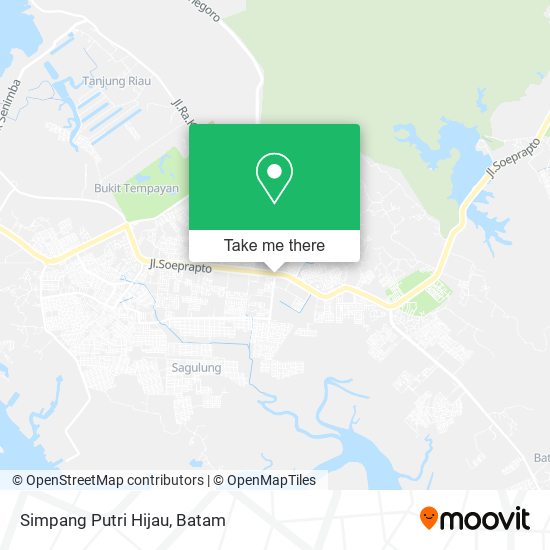 Simpang Putri Hijau map