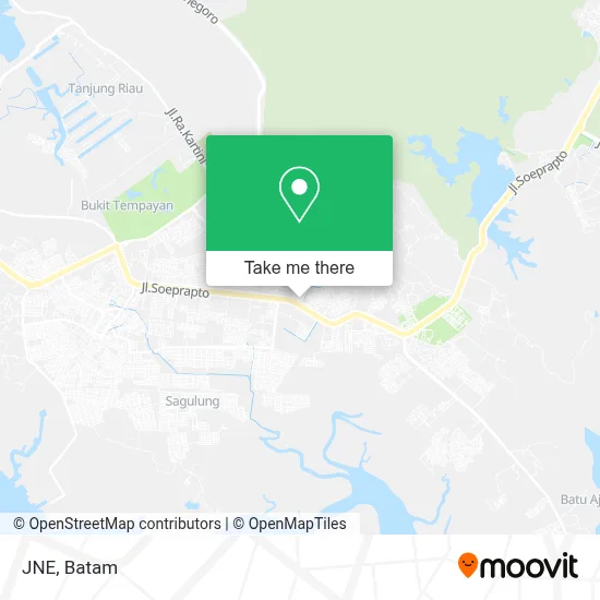 JNE map