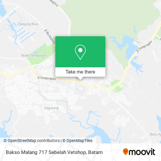 Bakso Malang 717 Sebelah Vetshop map