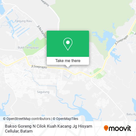 Bakso Goreng N Cilok Kuah Kacang Jg Hisyam Cellular map