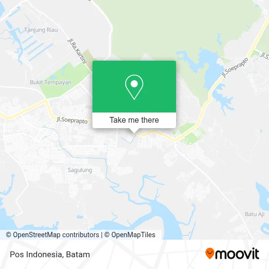 Pos Indonesia map