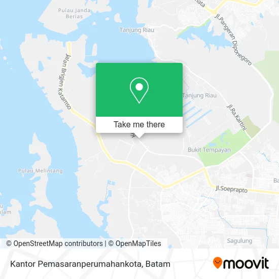 Kantor Pemasaranperumahankota map