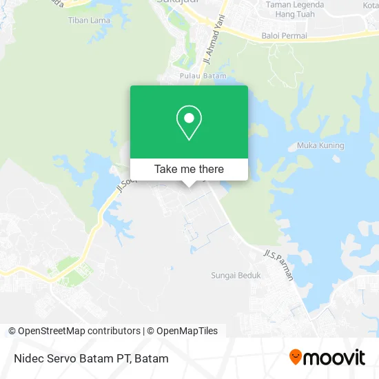 Nidec Servo Batam PT map