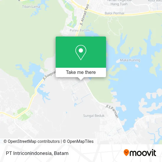 PT Intriconindonesia map