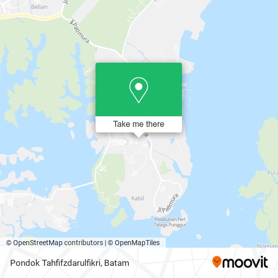 Pondok Tahfifzdarulfikri map