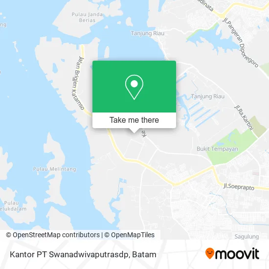 Kantor PT Swanadwivaputrasdp map