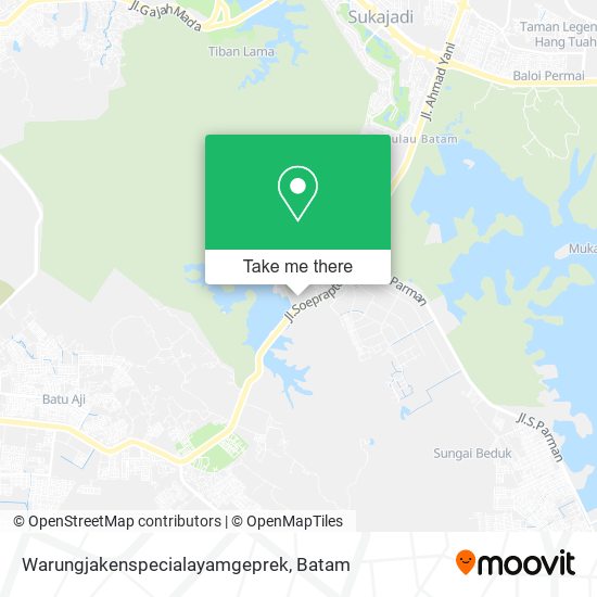 Warungjakenspecialayamgeprek map