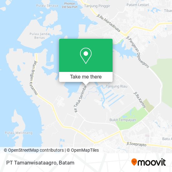 PT Tamanwisataagro map