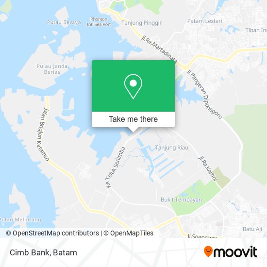 Cimb Bank map