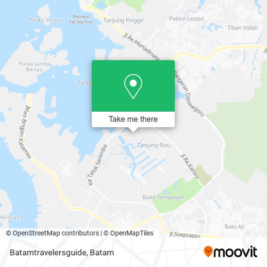 Batamtravelersguide map