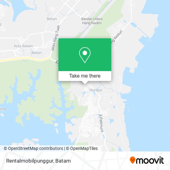 Rentalmobilpunggur map