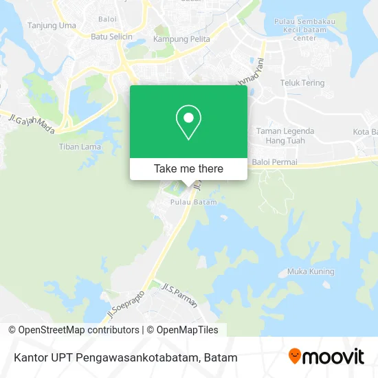 Kantor UPT Pengawasankotabatam map