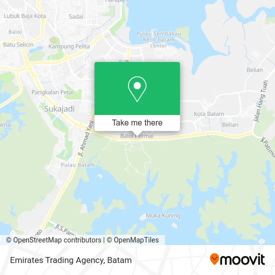 Emirates Trading Agency map