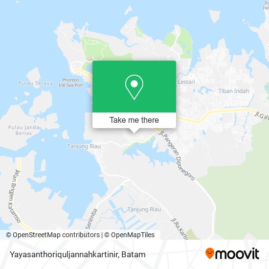 Yayasanthoriquljannahkartinir map