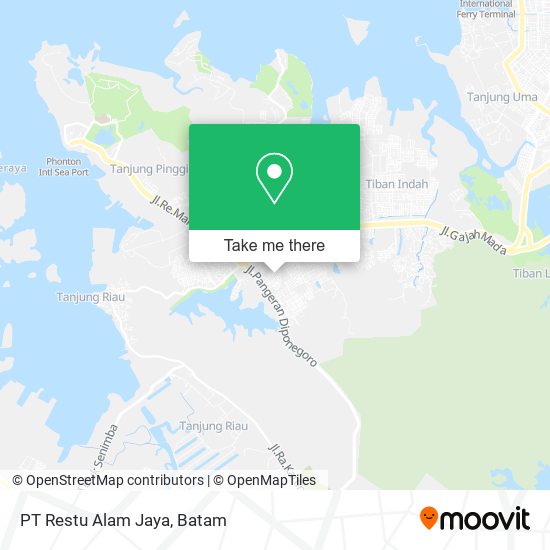 PT Restu Alam Jaya map