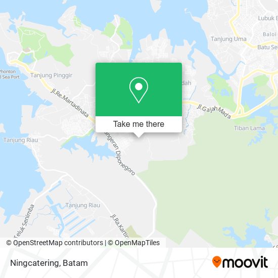 Ningcatering map